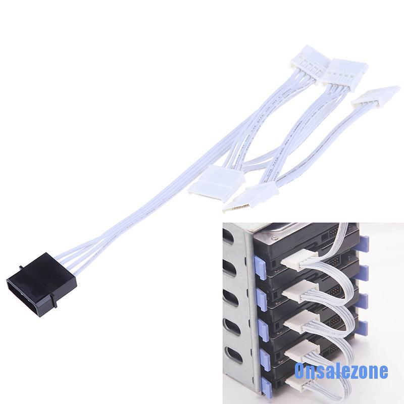 Dây Cáp Chuyển Đổi Ide Molex 4pin Sang Sata 1 Sang 5 Cho Ổ Cứng