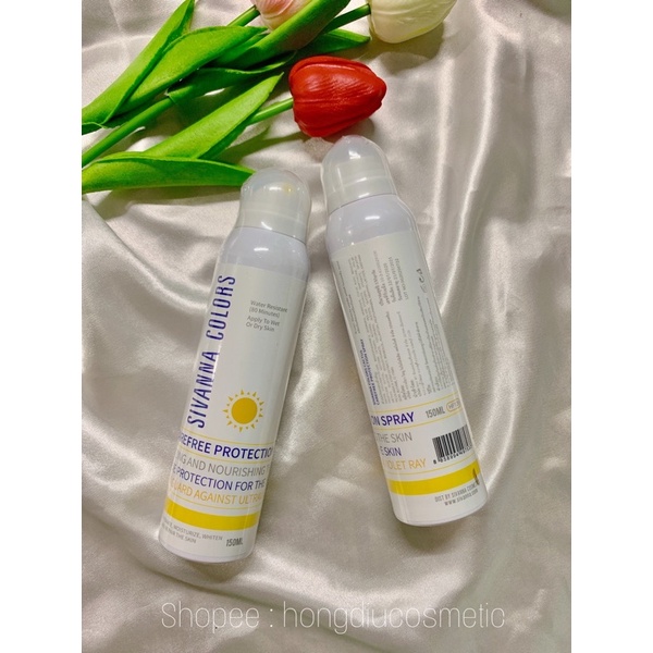 Xịt chống nắng Sivanna