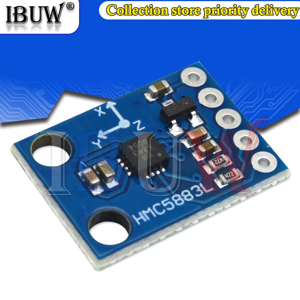 1 Mô Đun Cảm Biến Ba Trục GY-273 3V-5V QMC5883L Cho Arduino