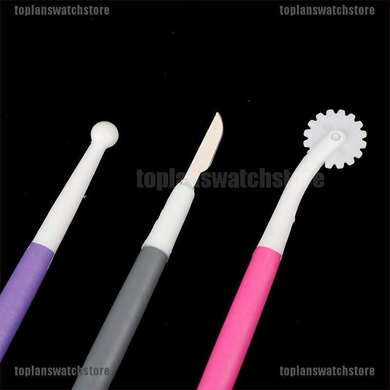 Set 3 Bút Tạo Hình Hoa Trang Trí Bánh Kem Tiện Dụng