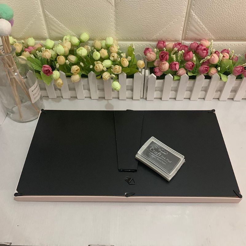 Khung ảnh lưu giữ kỉ niệm tay chân cho bé 12 tháng tuổi độc đáo chất liệu nhựa PVC