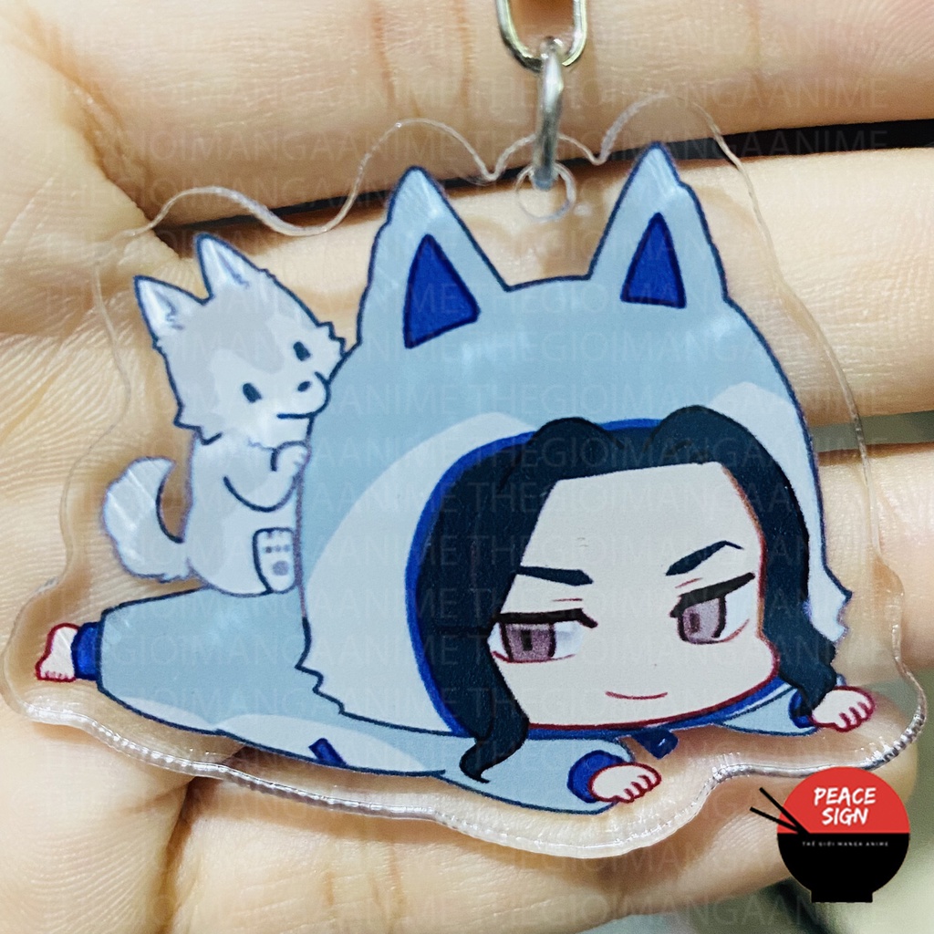 (Mica trong acrylic) Móc khóa TOKYO REVENGERS ver MẶC ĐỒ THÚ anime chibi xinh xắn Kịch Trường Của Takemichi