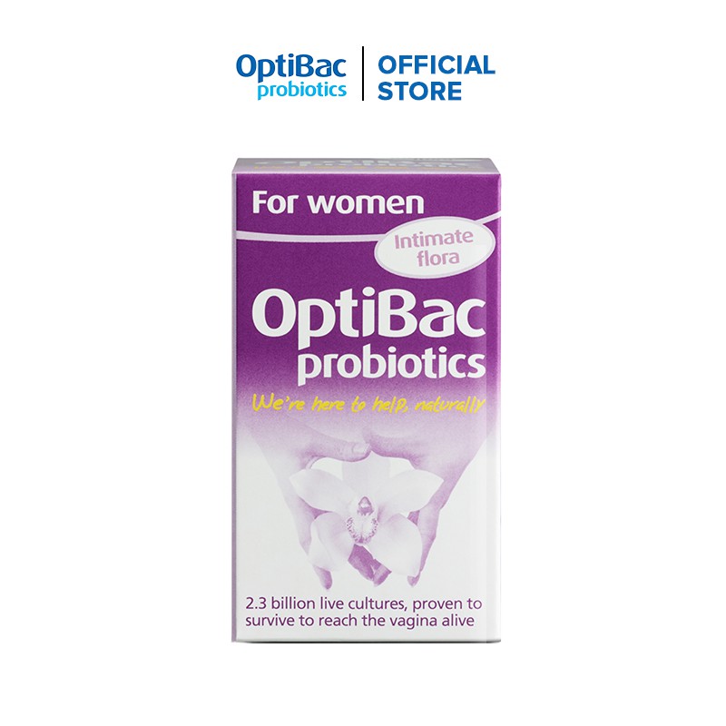 Men vi sinh OptiBac for Women ngăn ngừa viêm nhiễm vùng kín cho phụ nữ - Nhập khẩu UK