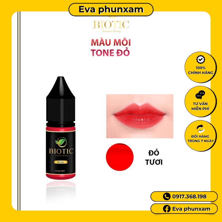 Mực Phun Xăm Môi Biotic (Cam kết Chính Hãng)