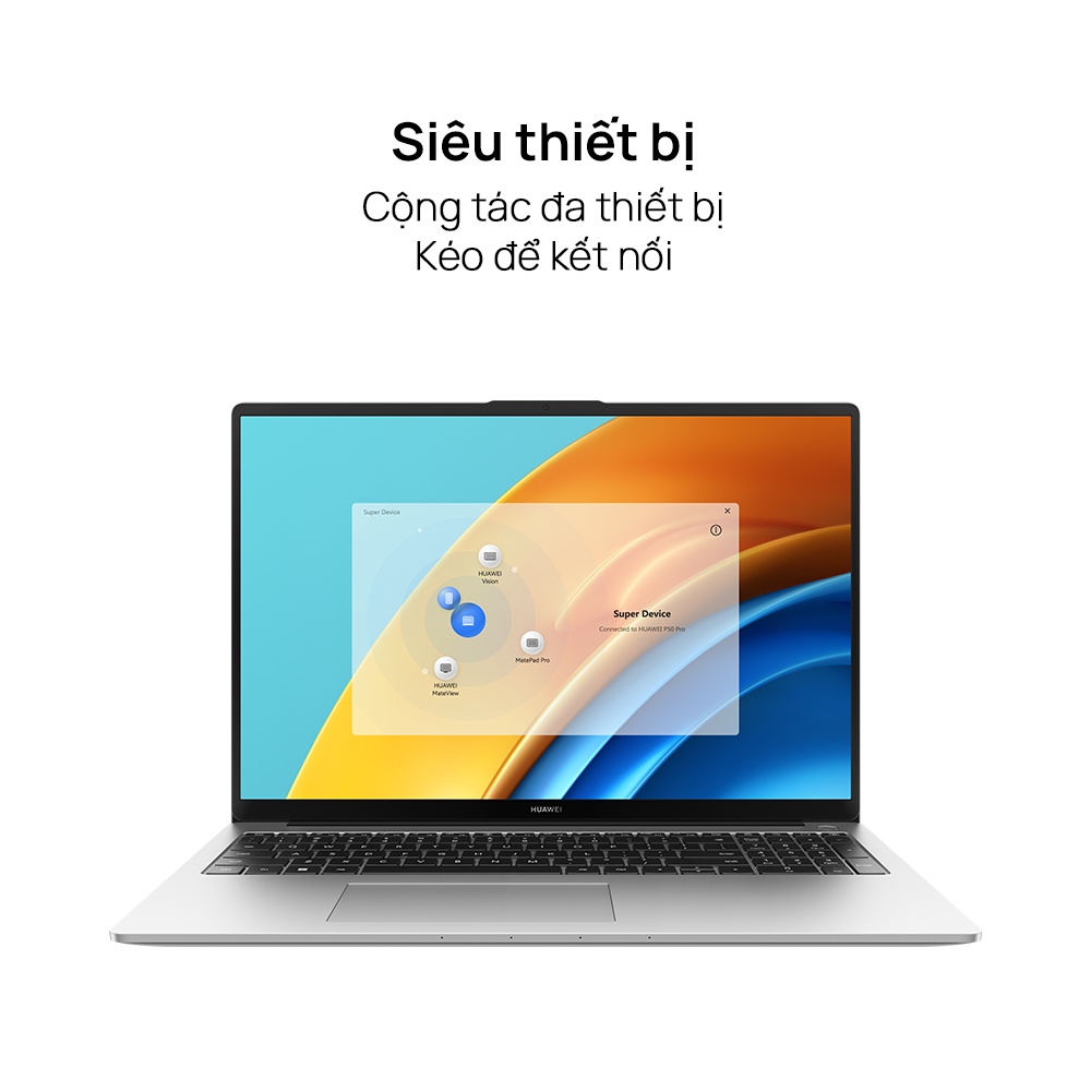 Máy Tính Xách Tay HUAWEI MateBook D 16 (16GB/512GB) FullView 16" | Intel® Core™ i5