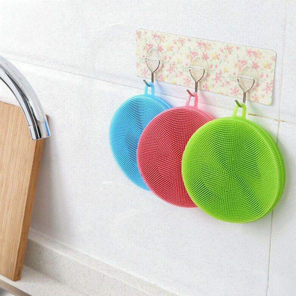 Miếng rửa chén bằng silicon nhiều màu sắc đa năng G2M7