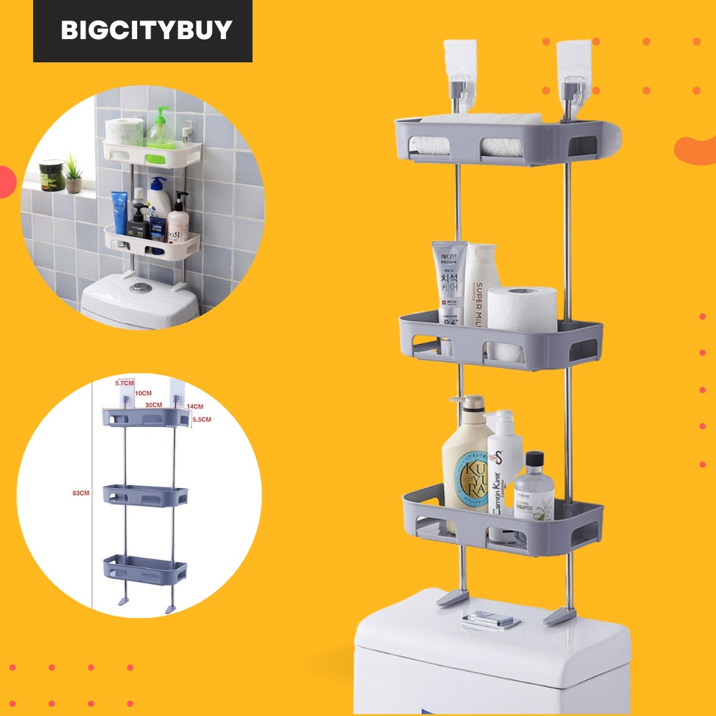 Kệ Giá Nhựa Dán Treo Gắn Tường Để đựng nhiều đồ đạc xà bông hóa mỹ phẩm Phòng phòng tắm lau chùi Bếp Toilet thông thái