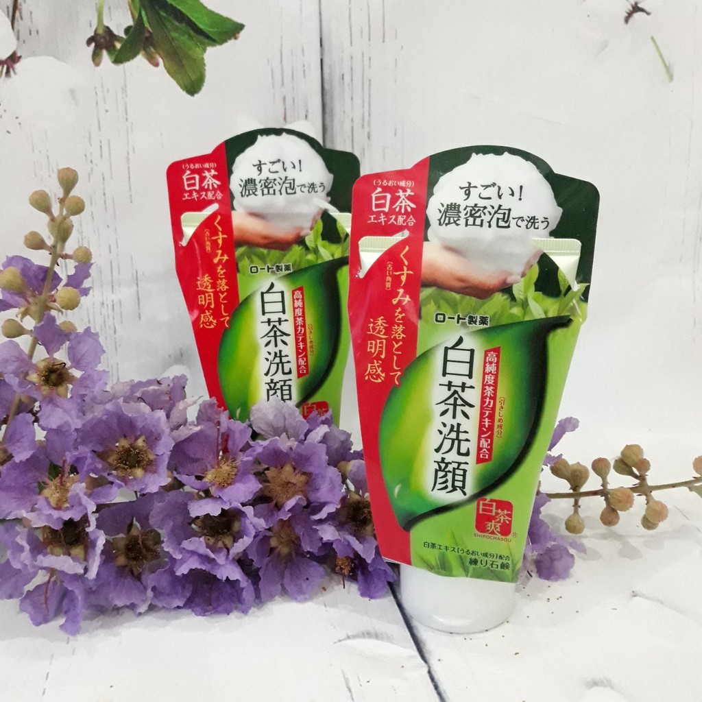 SỮA RỬA MẶT TRÀ XANH ROHTO SHIROCHASOU GREEN TEA FOAM 120G