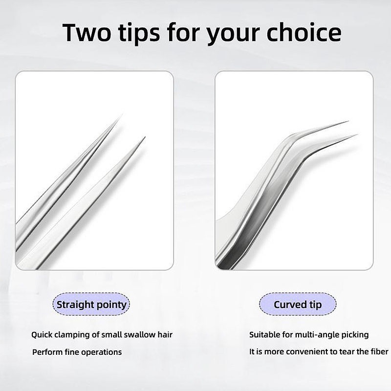 Nhíp Sửa Chữa Bằng Thép Không Gỉ Với Hộp Thiếc