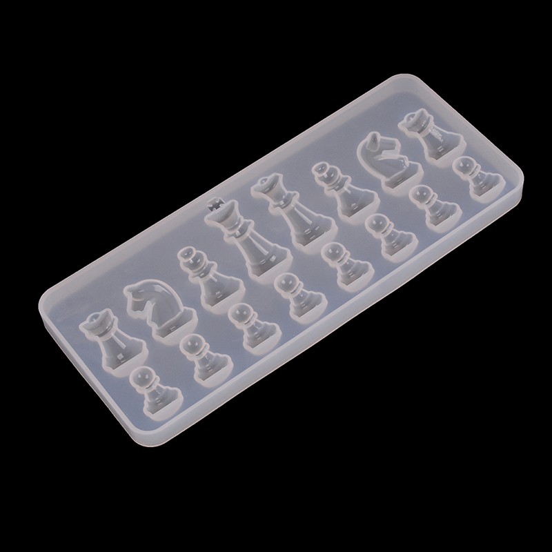 Khuôn silicone Làm Mặt Dây Chuyền Hình Quân Cờ Vua Quốc Tế