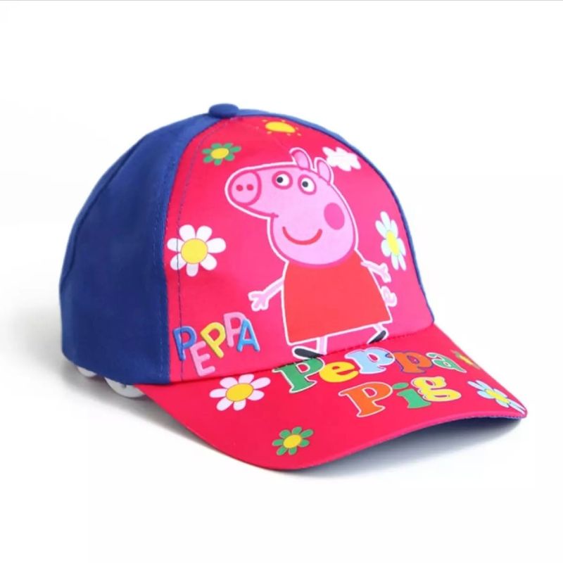 Mũ Nón kết, mũ lưỡi trai cho trẻ em bé gái hoạ tiết hoạt hình ngựa Pony heo Peppa công chúa Elsa cho bé gái