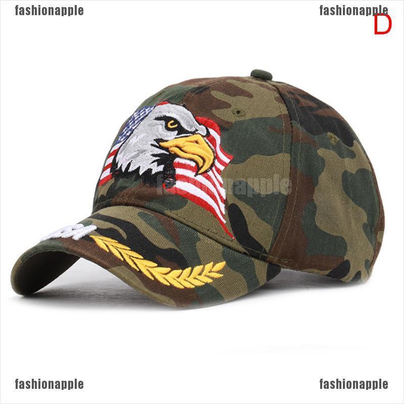 Mũ Lưỡi Trai Thêu Hình Cờ Mỹ Bald Eagle Shadow Cao Cấp