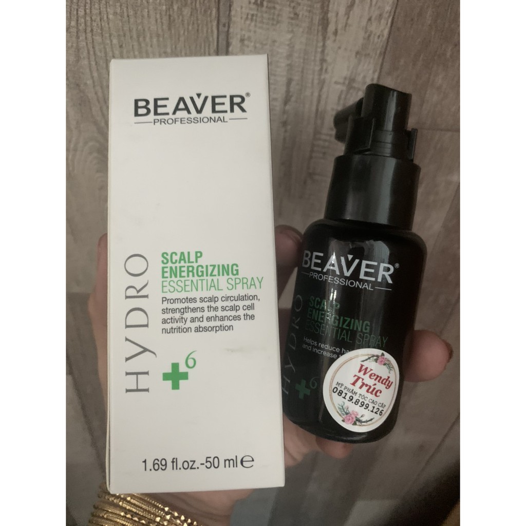 XỊT DƯỠNG DA ĐẦU CHỐNG RỤNG VÀ KÍCH THÍCH MỌC TÓC +6 BEAVER 50ml