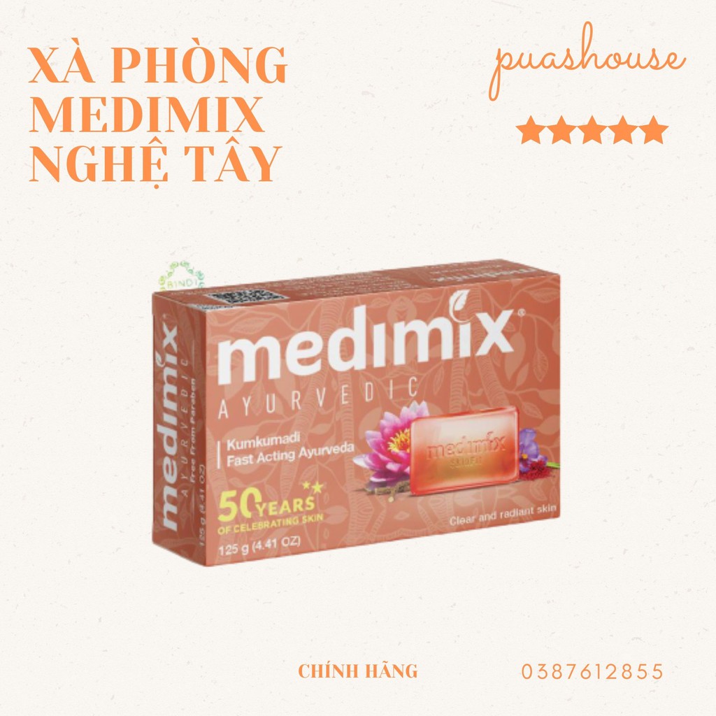 [Mã 66FMCGSALE hoàn 8% xu đơn 500K] [CHÍNH HÃNG] COMBO XÀ PHÒNG MEDIMIX THẢO DƯỢC 125G MUA 2 TẶNG 1