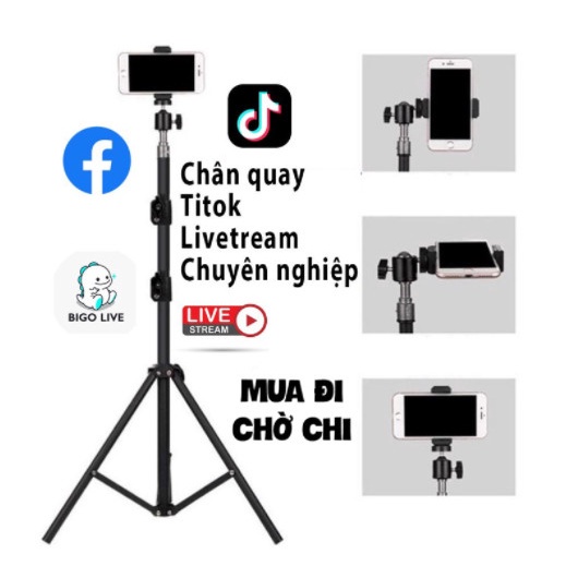 [ XẢ XẢ XẢ ] Gậy Chụp Hình Giá Đỡ Điện Thoại Chụp Ảnh, Livestream TikTok 3 Chắc Chắn Siêu Tiện Dụng Giá Cục Rẻ