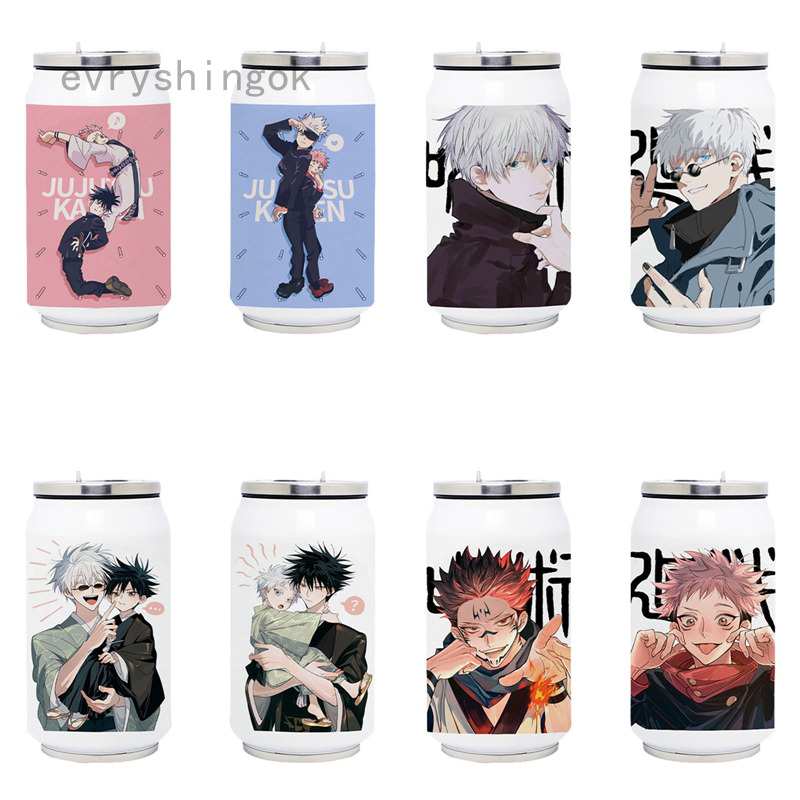 THERMOS Bình Nước Inox Giữ Nhiệt Jujutsu Kaisen 350ml