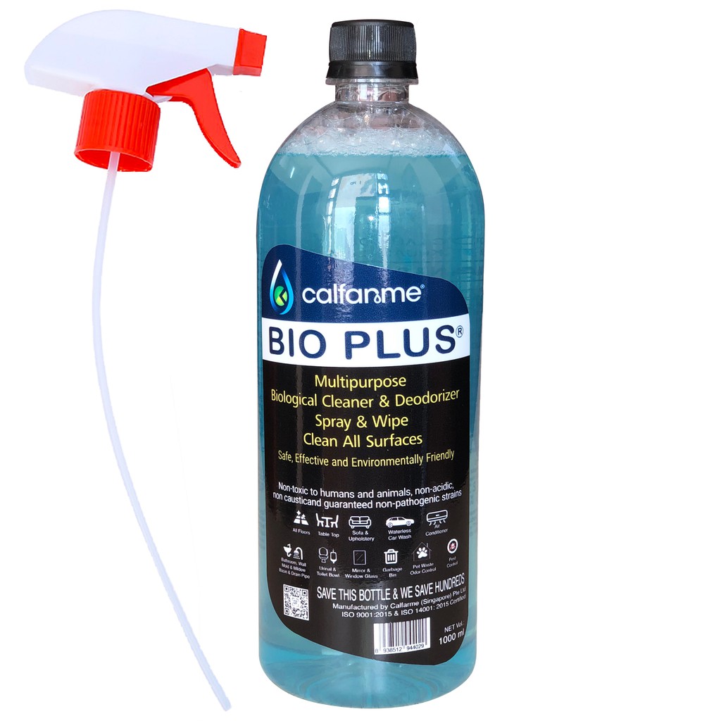 Nước Lau Dọn & Diệt Khuẩn Vi Sinh Calfarme Bio Plus 1000ml + Vòi Xịt