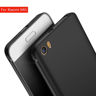 Ốp điện thoại màu trơn bề mặt nhám sang trọng cho Xiaomi Mi 5 5s Plus 5C