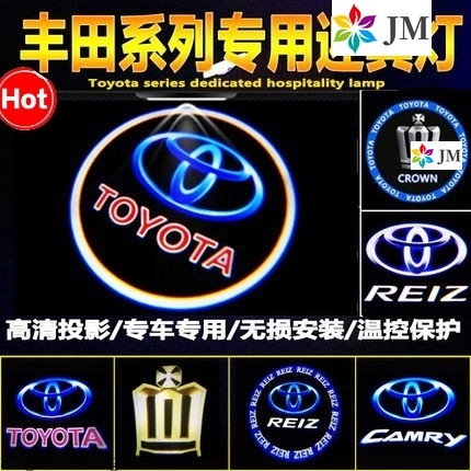 Đèn Led Laser Chiếu Logo Gắn Cửa Xe Hơi Toyota Camry Rav4