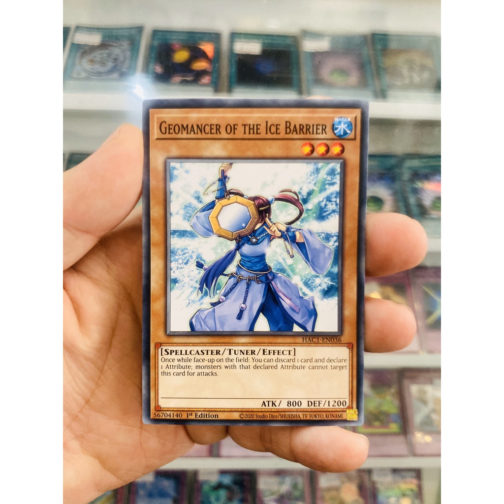 Thẻ Bài YugiOh! Mã HAC1-EN036 - Geomancer of the Ice Barrier - Common - 1st Edition