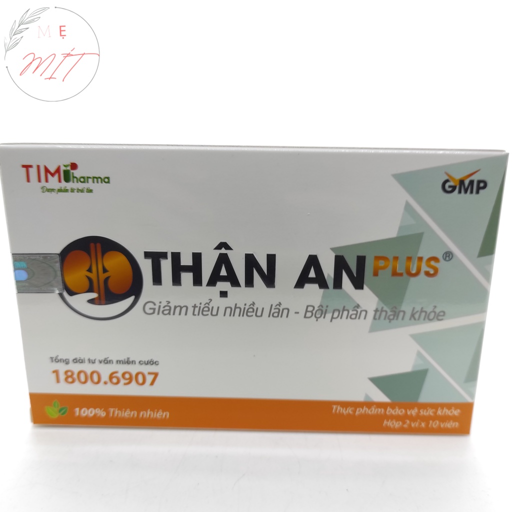 Thận An Plus Giúp - Bổ Thận, Mạnh Gân Cốt, Hạn Chế Đau Mỏi Ngang Thắt Lưng, Giảm Tiểu Nhiều Lần