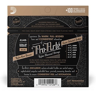 Dây đàn guitar classic D'addario EJ45 Pro-Arte