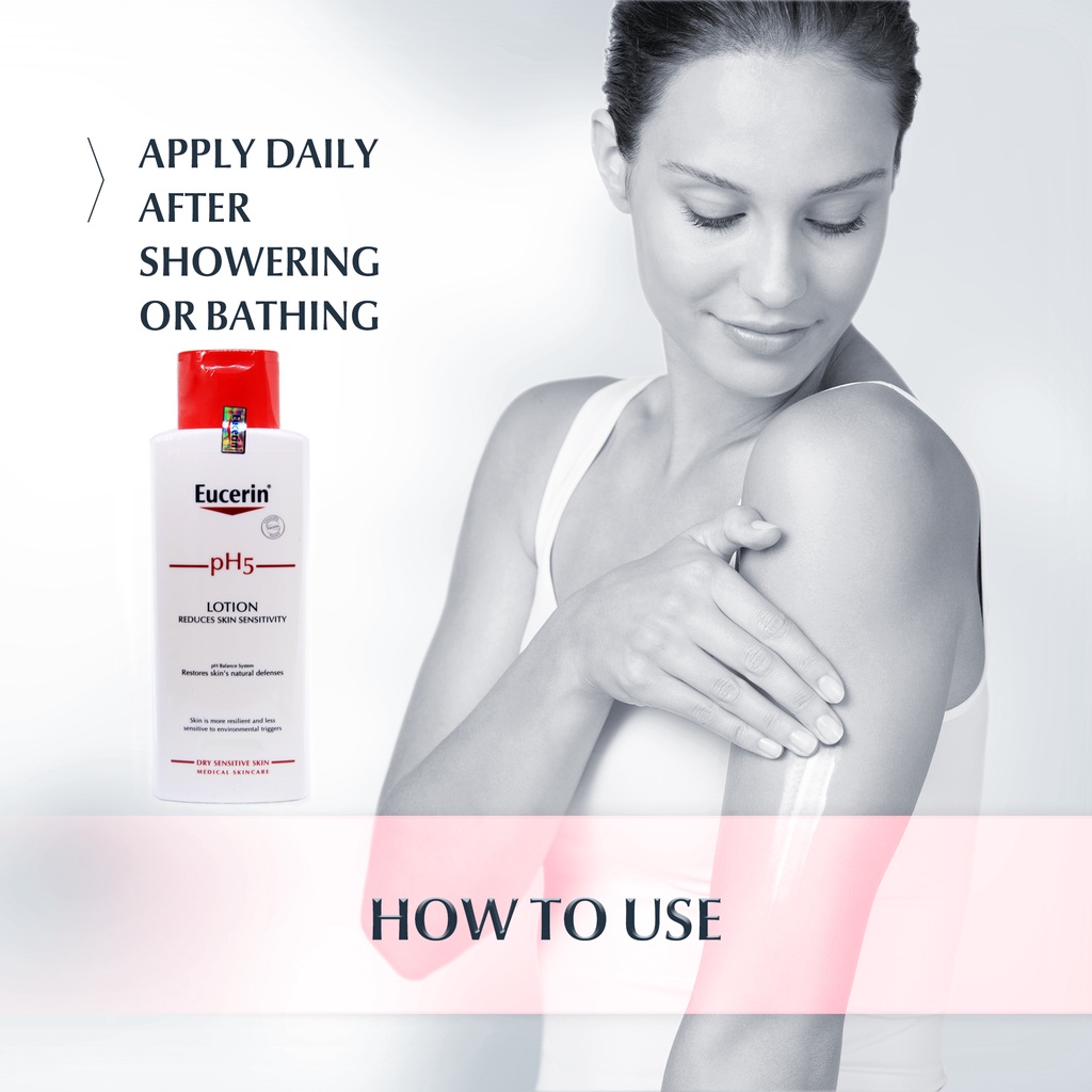 [CHÍNH HÃNG CÓ TEM] Eucerin pH5 Lotion 250mL - Sữa Dưỡng Thể Dành Cho Da Nhạy Cảm.