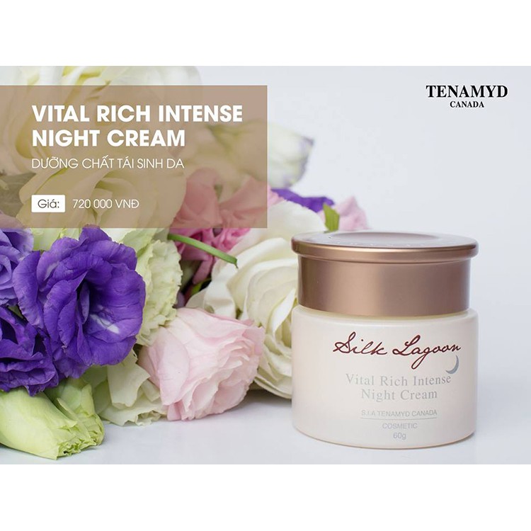 Kem đêm giàu dưỡng chất tenamyd silk lagoon vital rich intense night cream 60g - Happy Life for You