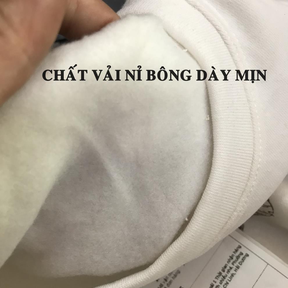 ÁO SWEATER- Áo vải nỉ lót bông dày dặn, kiểu dáng UniSex, phù hợp cho cả nam và nữ NE430