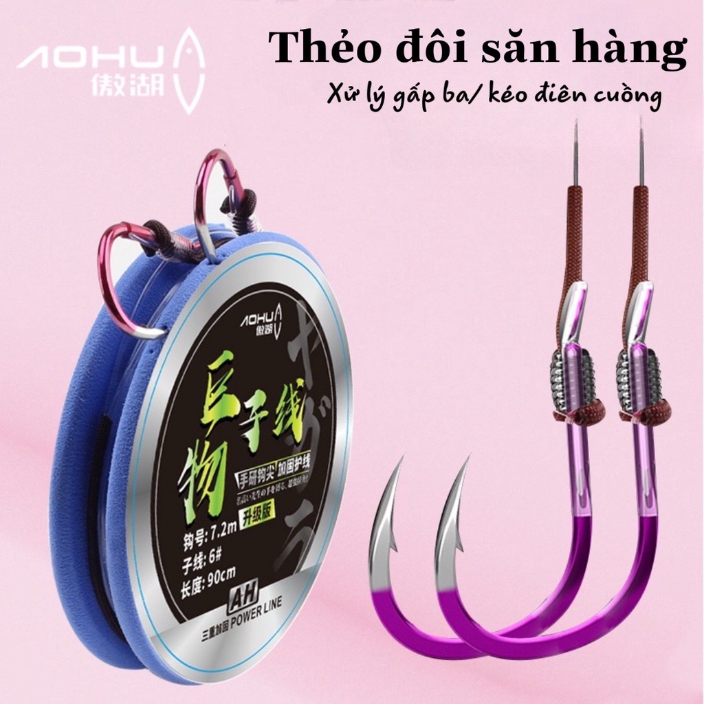 Thẻo câu đài Săn hàng AOHU buộc sẵn
