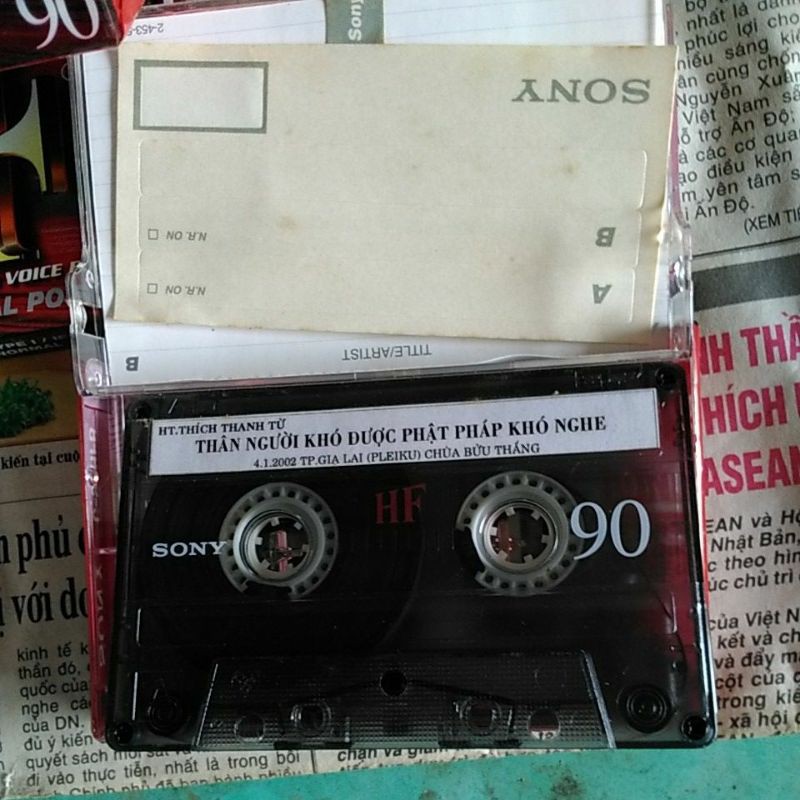 Băng cassette sony