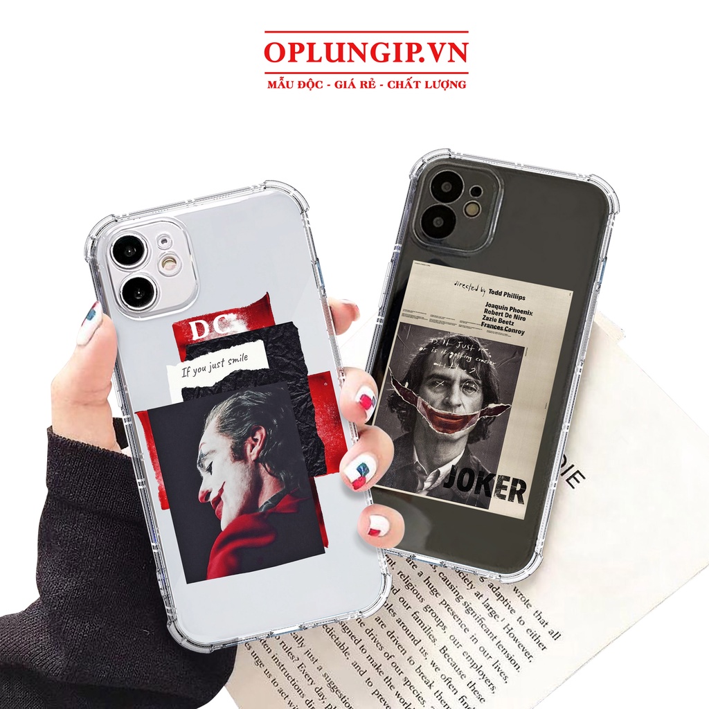Ốp iphone chống sốc bảo vệ camera viền vuông Joker cho iphone 14 13 pro max 11 12 promax mini 6 6s 7 8 plus x xr xs