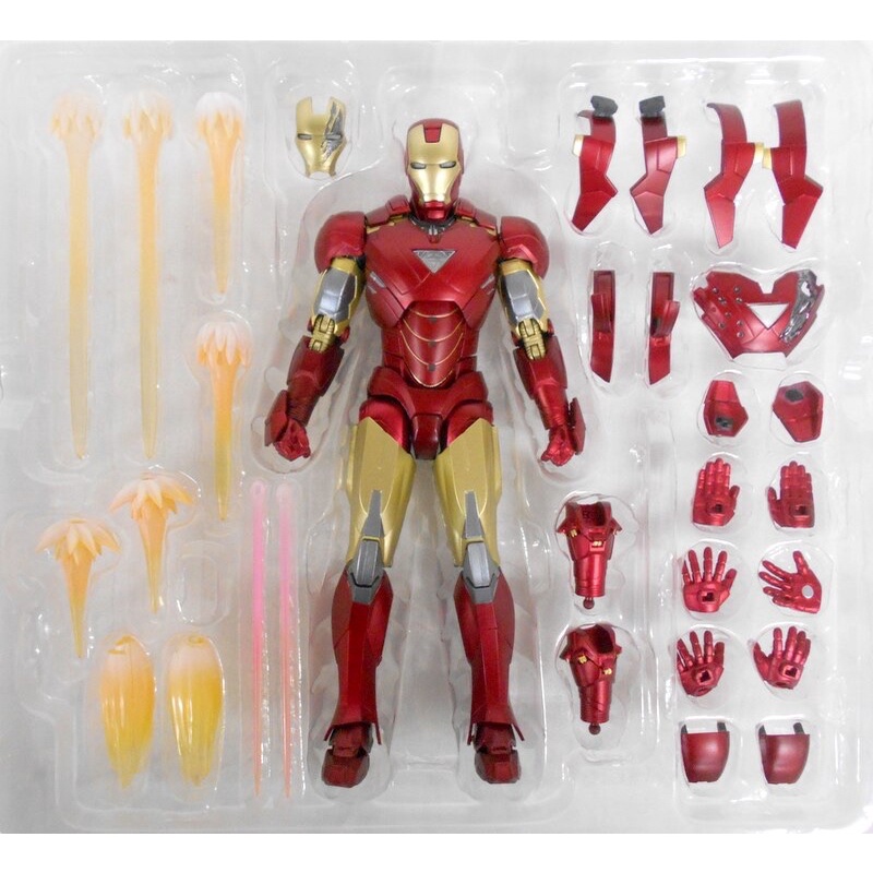 Mô hình Sh Figuarts chính hãng Bandai - IronMan Mark 6 Battle Damage