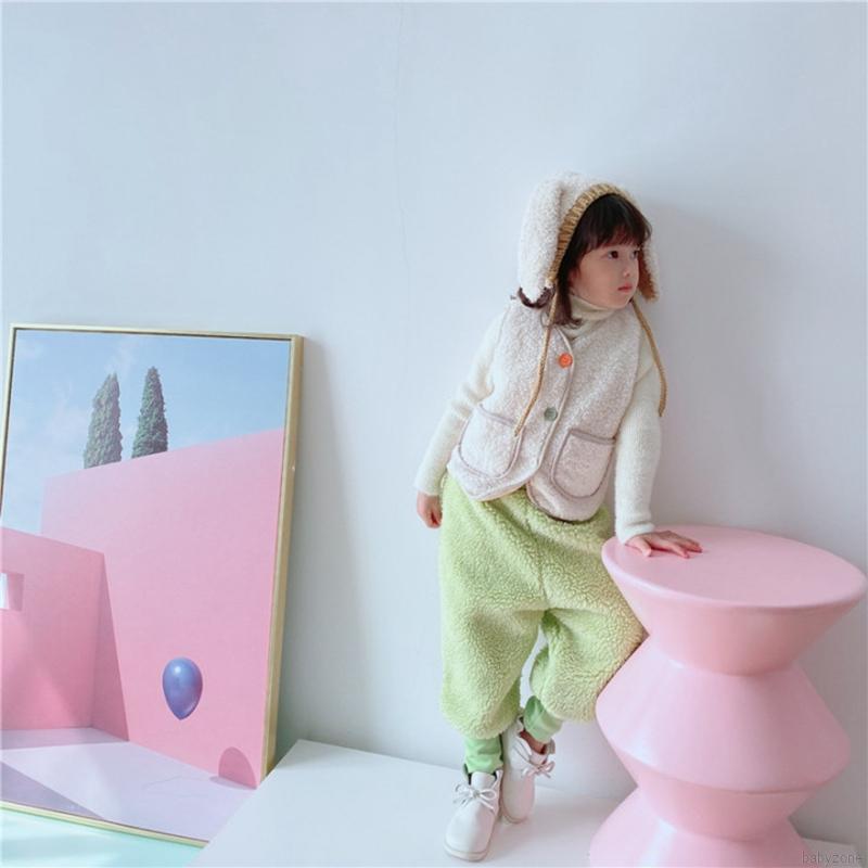 Áo Khoác Cardigan Không Tay Giữ Ấm Cho Bé