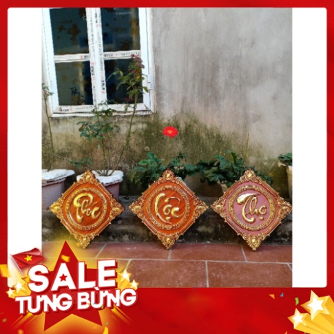 [GIA RE] Bộ tranh chữ phúc lộc thọ