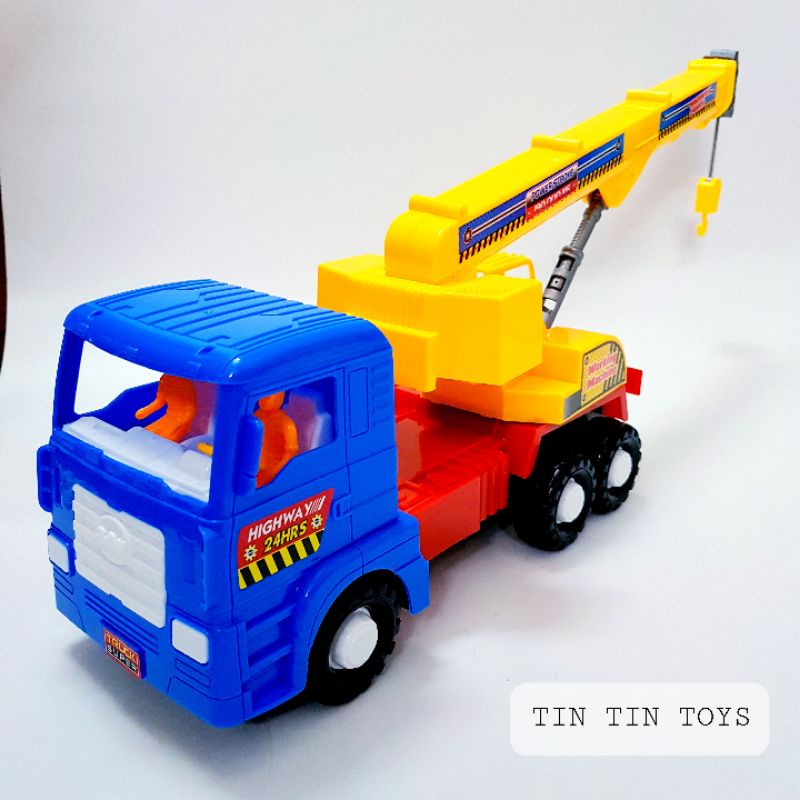 HÀNG VN - TO - ĐẸP] Đồ chơi xe cần cẩu chạy trớn 40cm