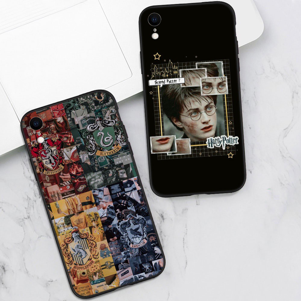 iPhone 5 5s 6 6s 7 8 Plus XS Max XR 10 X Soft Silicone Phone Cover 66LO Harry Potter