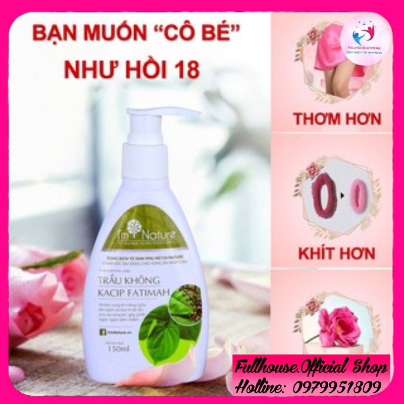 ( HOT )Dung Dịch Vệ Sinh Phụ Nữ Trầu Không I'm Nature 150ml