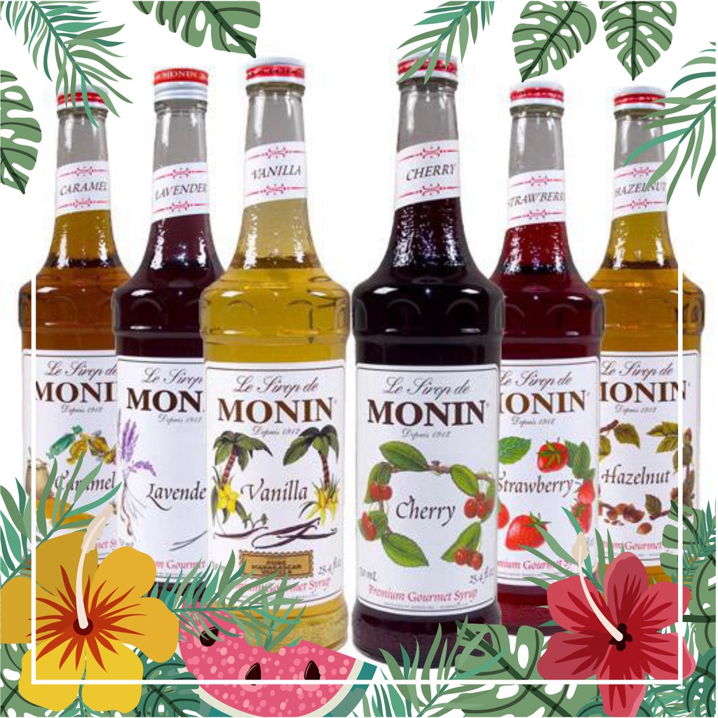 Siro Monin đủ mùi chai 700ml