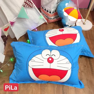 Combo 2 Vỏ Gối Nằm, Ôm Doremon Loại 30*50CM