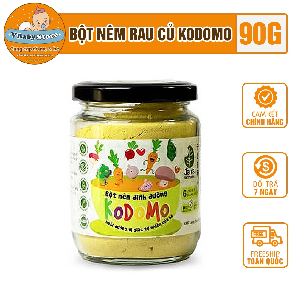 Bột nêm dinh dưỡng Jan's Kodomo cho bé ăn dặm từ 6 tháng tuổi (90g)