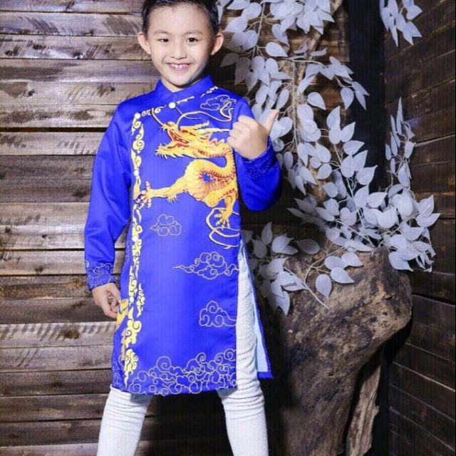 Ao dai tet be trai