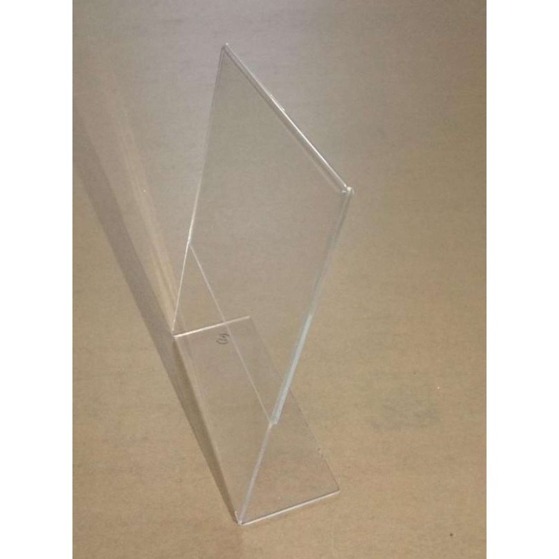 Menu mica chữ L 15 x 21 cm