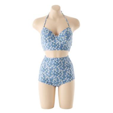 [Quà tặng gói xả vải] Bikini hoa xanh 2 mảnh quảng châu chất đẹp | BigBuy360 - bigbuy360.vn