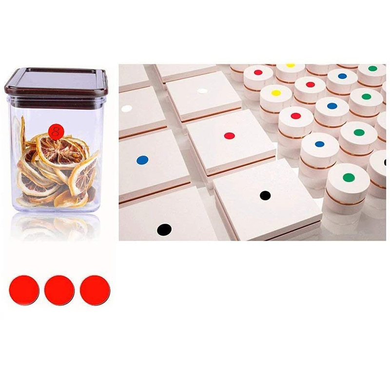 【cfh】16-color Color Round Dot Sticker 16-color Sticker Label Mouth Pick Paper Classification Mark Paste