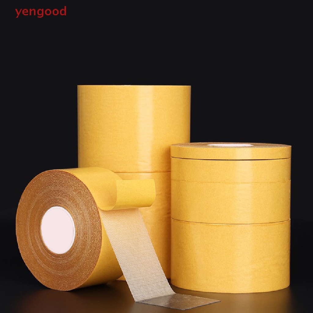 Dpfksp 1 Cuộn 20M Băng Hai Mặt Lưới Độ nhớt Cao Trong Suốt Mặt Lưới Băng