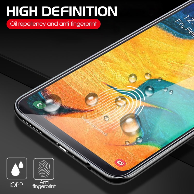 Set 3 miếng dán cường lực bảo vệ màn hình cho Samsung Galaxy A7 2018 A10 A20 A30 A40 A50 A60 A70 A80 A90