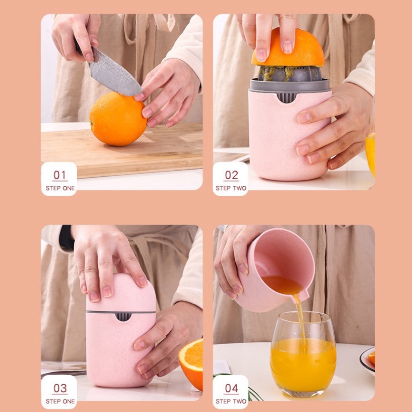 Vắt Cam kiêm ép hoa quả 2in1 tiện lợi chất liệu nhựa Lúa Mạch .ĐTCA