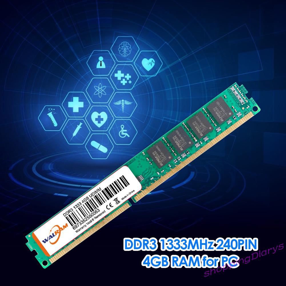 ✤The New✤4GB 1333MHz DDR3 RAM Desktop Memory Module 240-Pin Memories Storage Board | BigBuy360 - bigbuy360.vn