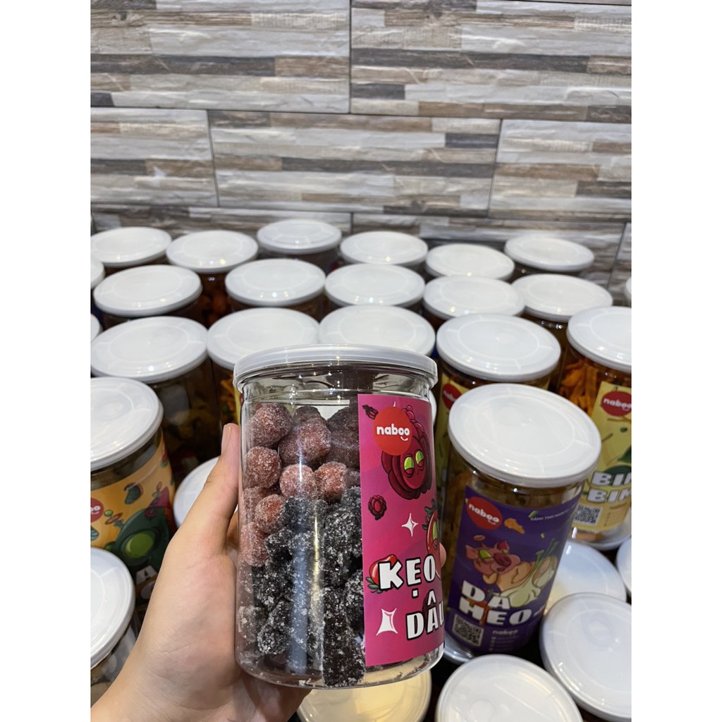 [Mã 155FMCGSALE giảm 7% đơn 500K] [FREESHIP❤️] Kẹo dâu mix 2 vị 400g Naboo đồ ăn vặt Hà Nội ngon và rẻ